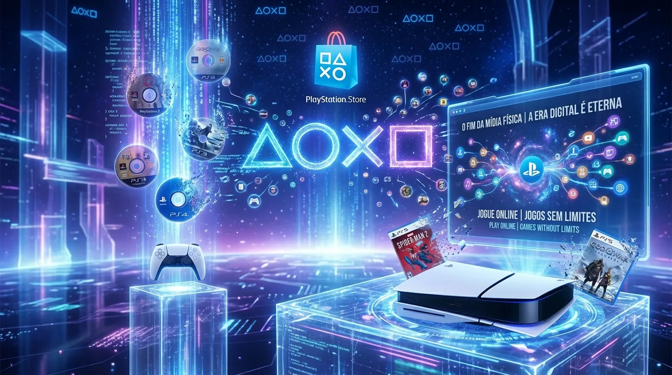 PlayStation: Fim da mídia física resulta em petição com 280 mil assinaturas e desespero de devs acendem alerta sobre 'fim da posse' dos games