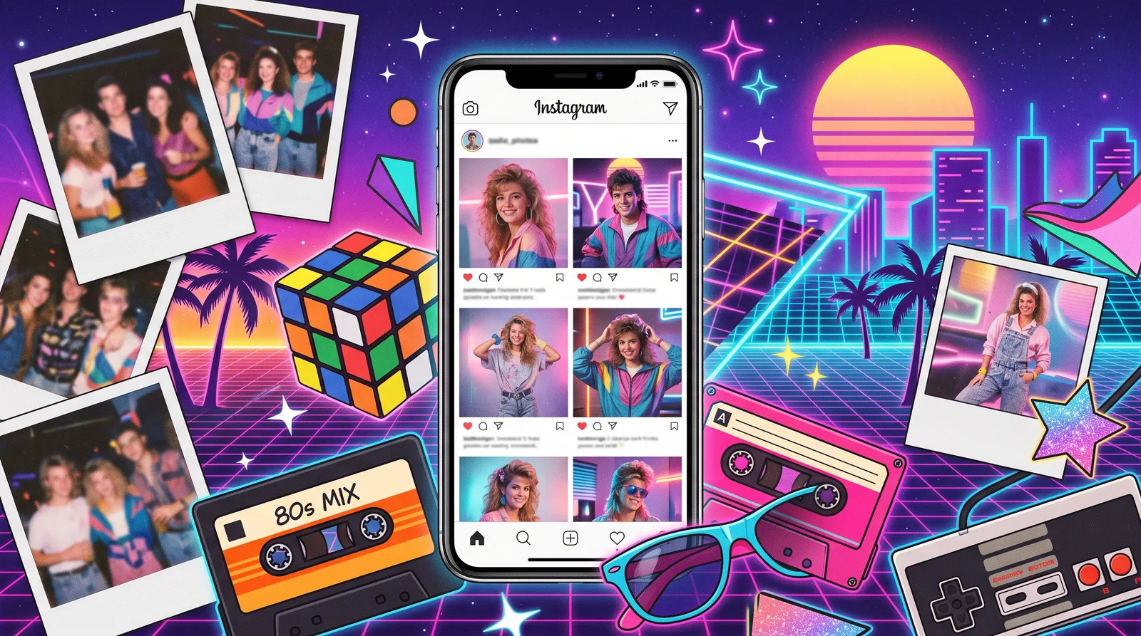 Trend dos anos 80 no ChatGPT domina o Instagram: saiba como transformar suas fotos usando inteligência artificial com visual retrô perfeito